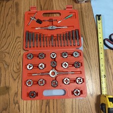 Grip Tap and Die 39 Piece Set With Case