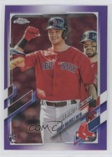 2021 Topps Chrome Update Target Rookie Debut Purple Refractor Bobby Dalbec 00jz
