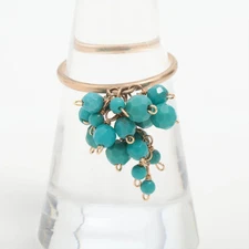 aget Colored stone Ring K10(YG) 2.0g