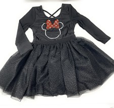 Disney Girls Black Sparkle Tulle Minnie Mouse Dress Dance Halloween 2T NEW NWT