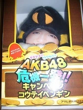 Free shipping AKB48 WONDA Emperor Penguin Mayumi Uchida Not for sale
