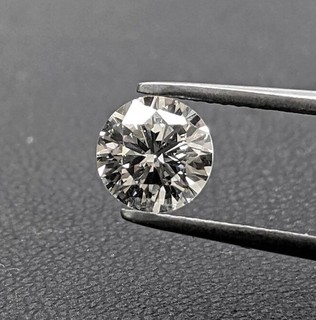 Lab Grown EGL Certified 0.40 Ct CVD Diamond VVS1 Clarity Round Cut Gemstone 6AGM