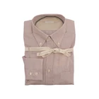 950$ BRUNELLO CUCINELLI Shirt Red Striped Pocket Button-Down Cotton Size S