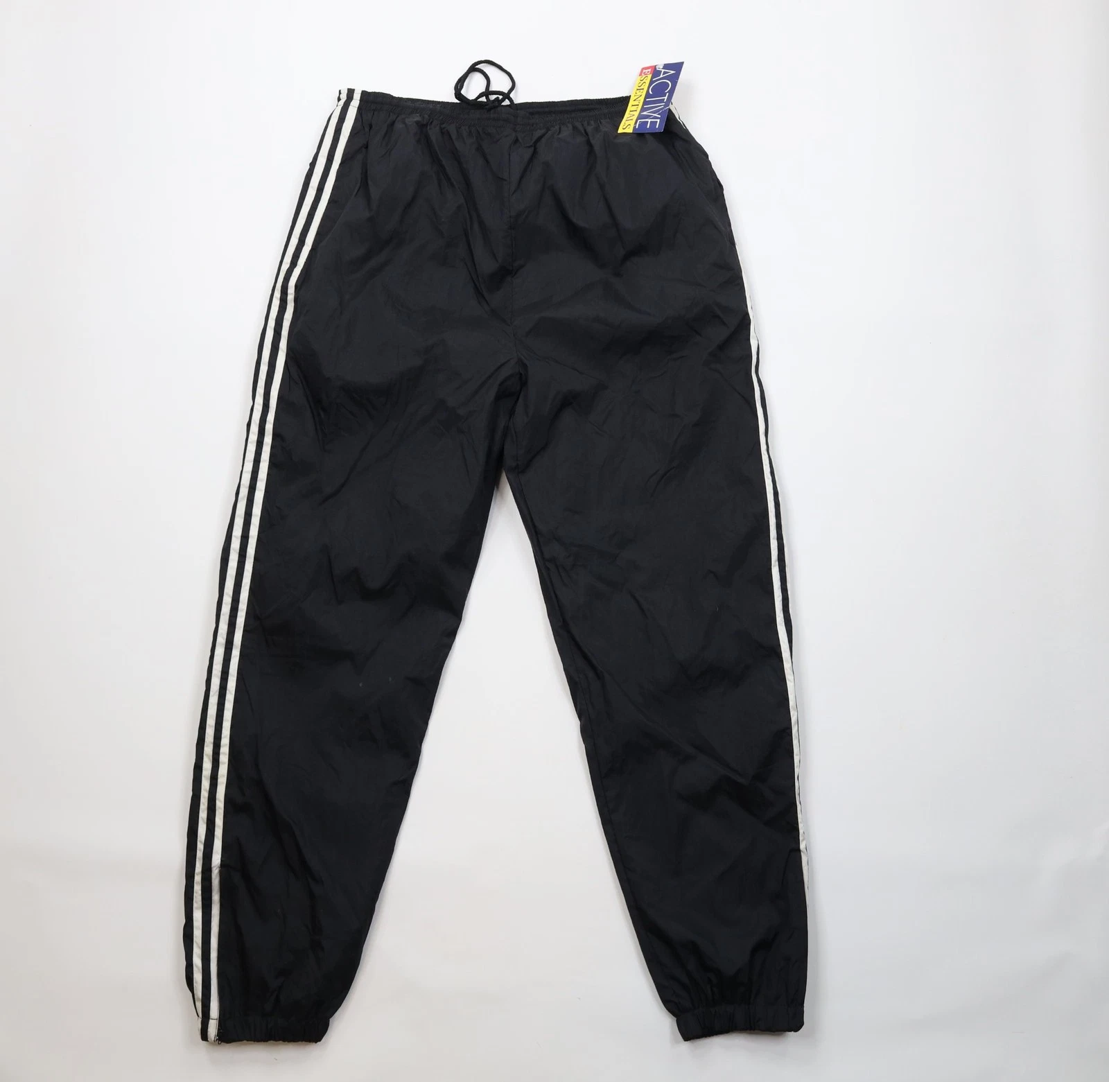 Deadstock Vintage 90s Streetwear Mens XL Striped Lined Windbreaker Joggers Pants