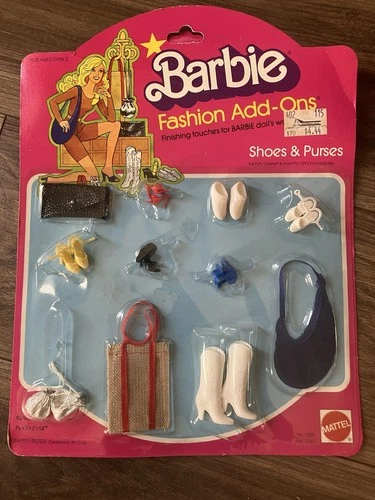 New ListingBarbie Fashion Add-ons Vintage Doll Accessories Shoes And Purse