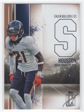 #115 2024 Topps Signature Class Bronze  Calen Bullock Rookie Texans