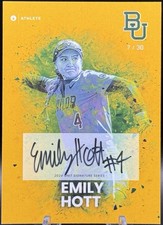Atleta ONIT 2024 Emily Hott #90 Signature Series Auto 7/30 Baylor Softbol