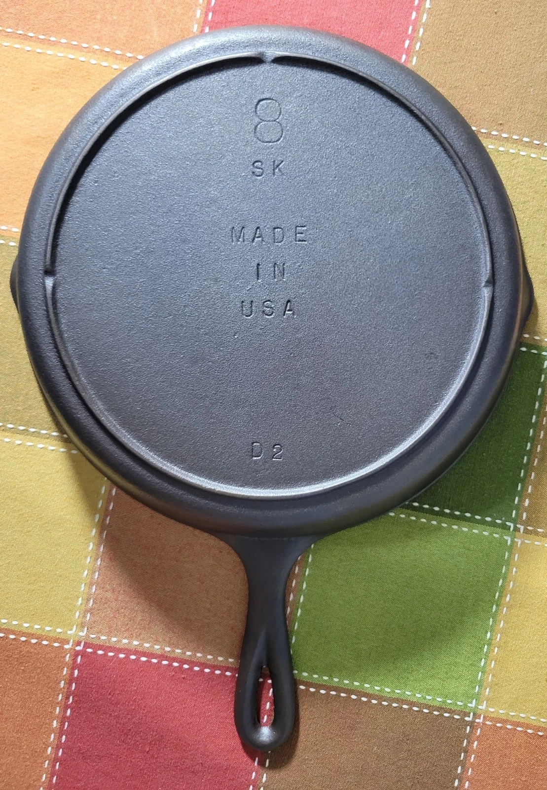 Vintage Lodge No. 8 Cast Iron Skillet (Restored & Seasoned) FREE SHIPPING
Opens in a new window or t