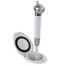 Scandvik Recessed Shower w/6 White Hose - Pus...