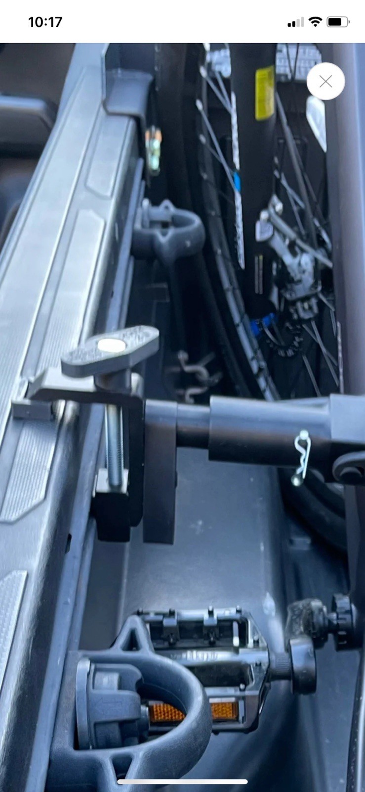 E-Z RACK TRUCK BED BIKE CLAMP ,BIKE RACK ,Toyota T-slot bike rack