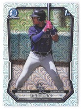2026 Bowman #BCP-21 Roldy Brito Chrome Prospects Mojo Refractor