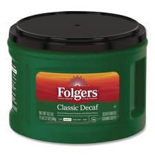 Folgers 00374EA 22.6 oz. Classic Roast Decaffeinated Ground Coffee New