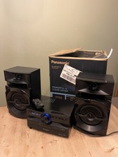 Panasonic SA-UX100 Bluetooth, USB 300w CD Stereo System With Remote and Speakers