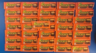 (36) Reese s Peanut Butter Cups 2 Pack 1.5oz Candy Bars Bulk Lot BB: 01/2027