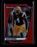 2025 Panini Prizm Draft Picks Bradyn Swinson #52 Red 109/399 RC Tigers