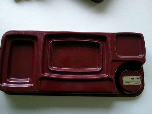 USAir Mahlzeit Tabletts 2er Set Vintage - Bild 3 von 7