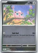 Jigglypuff 076/094 Common Phantasmal Flames Pokemon Reverse Holo Near Mint