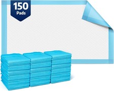 Disposable Underpads, High Absorbency, 23 x 36 in, 150 ct