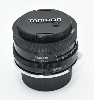 Tamron 28mm f2.5 Adaptall-2 Wide Angle Nikon AI Case/box/papers