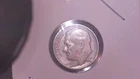 Roosevelt Dimes 1956 - 1964 Lot of  Six,  90% Silver, Circulated, Ungraded