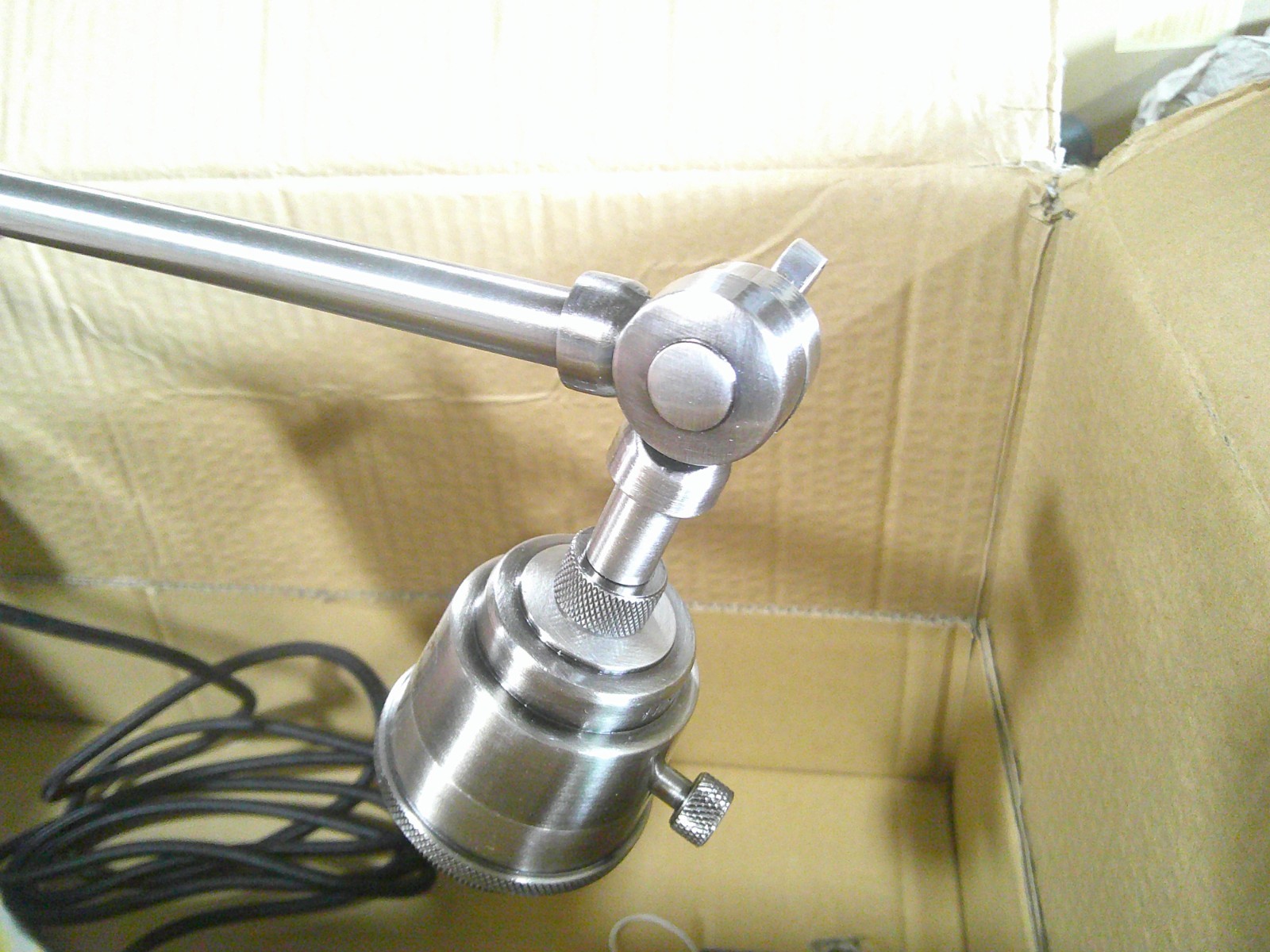 Hinkley Arti 3690PL Medium Swing Arm Single Light Sconce Polished Antique Nickel