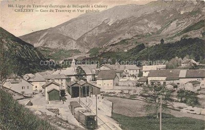 Chezery-Forens GEX 01 Ain Gare du Tramway et vue générale