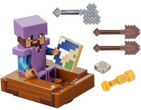 Lego Minecraft Minifigur - Min279 - Steve - Aus 21598