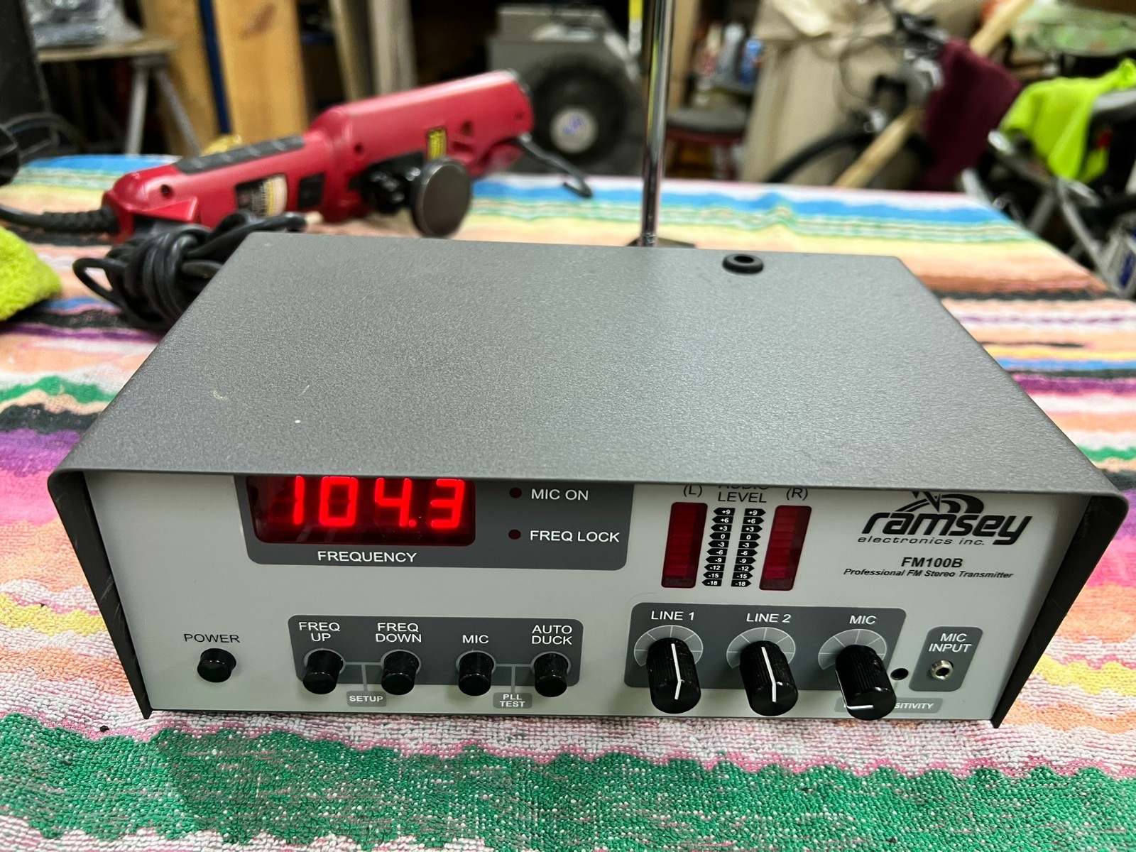 Ramsey Electronics FM100B Professional FM Stereo Transmitter, USA 1 Watt. Available Now for $299.00