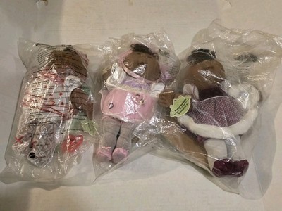 Lot Of 3 1996, 97 Cabbage Dolls, Avon New In Package. See Photos For Names