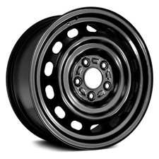 Wheel 16 5x114 Steel Black For 2004-2007 Mazda 3