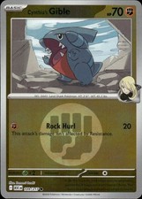Cynthia's Gible (Energy Symbol Pattern) 109/217 Ascended Heroes  Reverse Holo NM