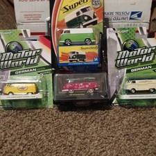 Vw 164 Diecast Van Lot 4 Motor World German Edition Superfast Coca-cola Vw 164 Diecast Van Lot 4 Motor World German Edition Superfast Coca-cola