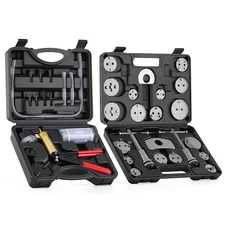 Orion Motor Tech 2 in 1 Brake Caliper Compression Tool & Bleeder Black 