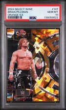 2024 PANINI SELECT WWE ORANGE ICE #147 BRIAN PILLMAN PSA 10