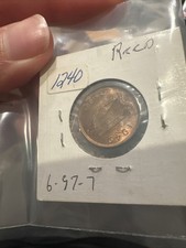 Ireland Penny 1949 1 Cent Coin , Copper Or Bronze , Rare Old Coin Irish