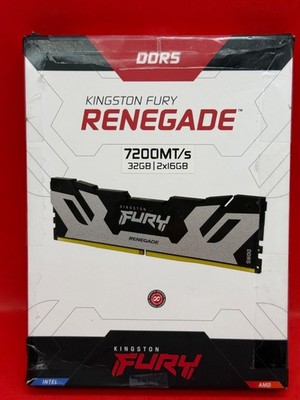 Kingston FURY Renegade DDR5 7200MHz 32GB (2x16GB) Gaming RAM KF572C38RSK2-32 XMP
