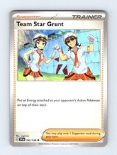 Team Star Grunt 195/198 Uncommon Scarlet & Violet Pokemon Card Near Mint