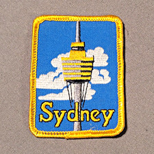 Sydney Australia Souvenir Embroidered Patch - Blue & Yellow Souvenir Patch