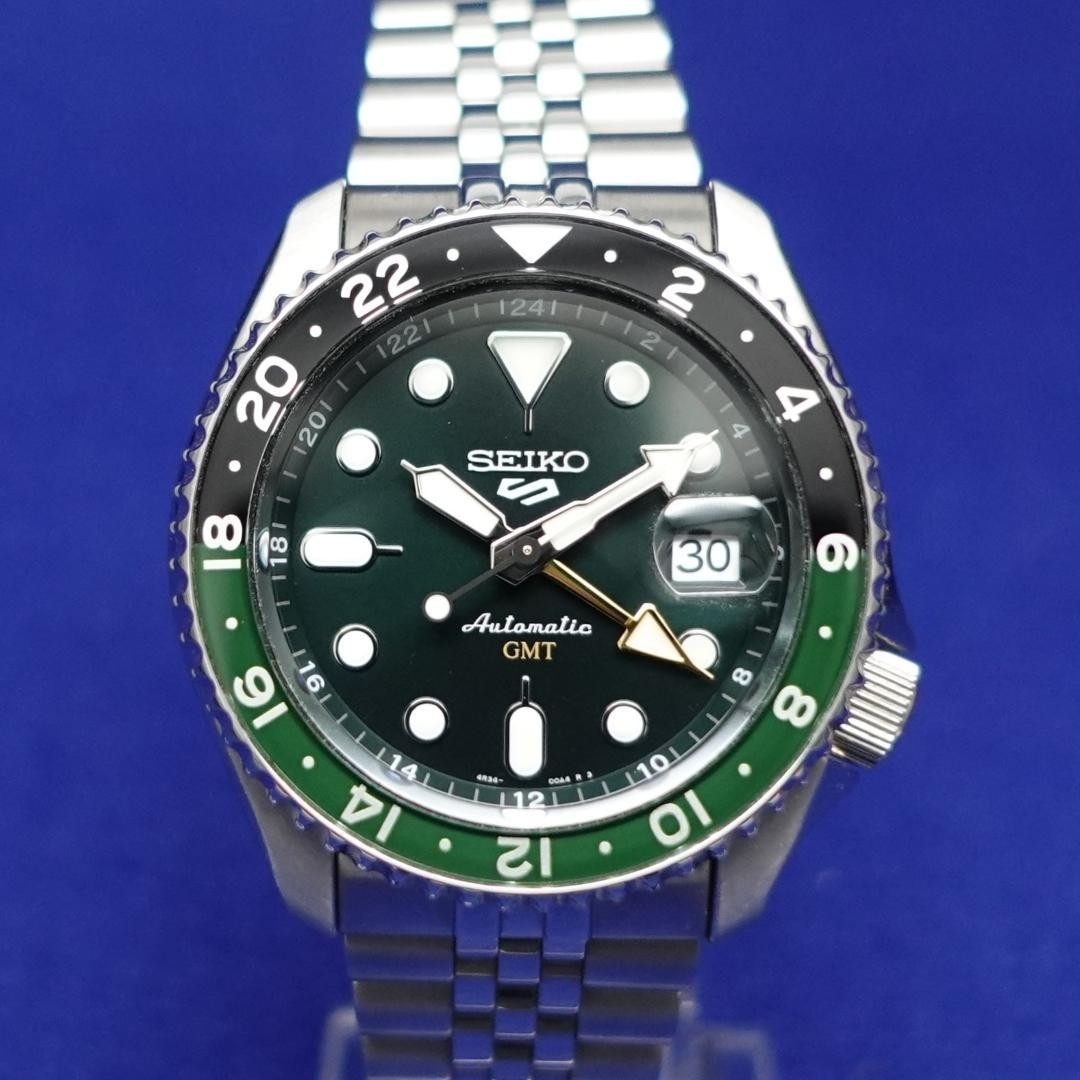 00A0 green Sports SKX 4R34 series 5 SEIKO - vintagewatches.pk