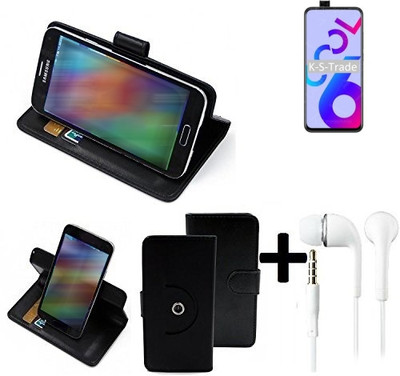 360° Schutz Hülle für Coolpad Cool 6 + headset Wallet CaseUniversal schwarz K