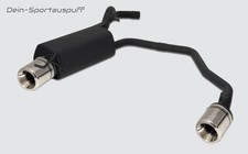 Ulter Duplex Sportauspuff Volkswagen GOLF 4 10/97-06/04 100mm rund eingerollt_2