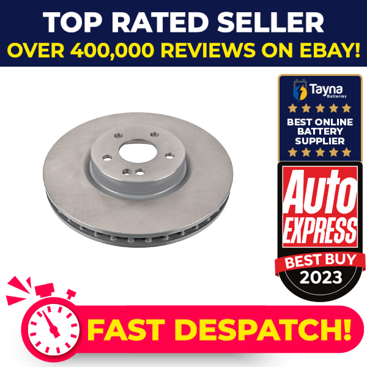 2x Brake Discs Pair Vented fits MERCEDES VITO W447 2.2D Front 2014 on OM651.950