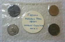 1842 1843 1844 FRANCE - MEDAL SET (4) -DUKE OF ORLEANS, LOUIS PHILIPPE, NAPOLEON
