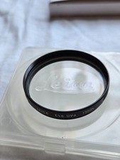 Original Leica 46mm UVa 13004 Filter E46 Black in Excellent Condition