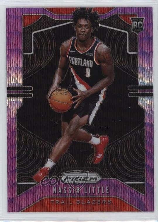 2019-20 Panini Prizm Rookie Purple Wave Prizm Nassir Little #269 Rookie RC 2r7