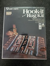 Sealed Vogart Crafts Hook-It Latch Hook Rug Kit 20" x 27" Mosiac 4317