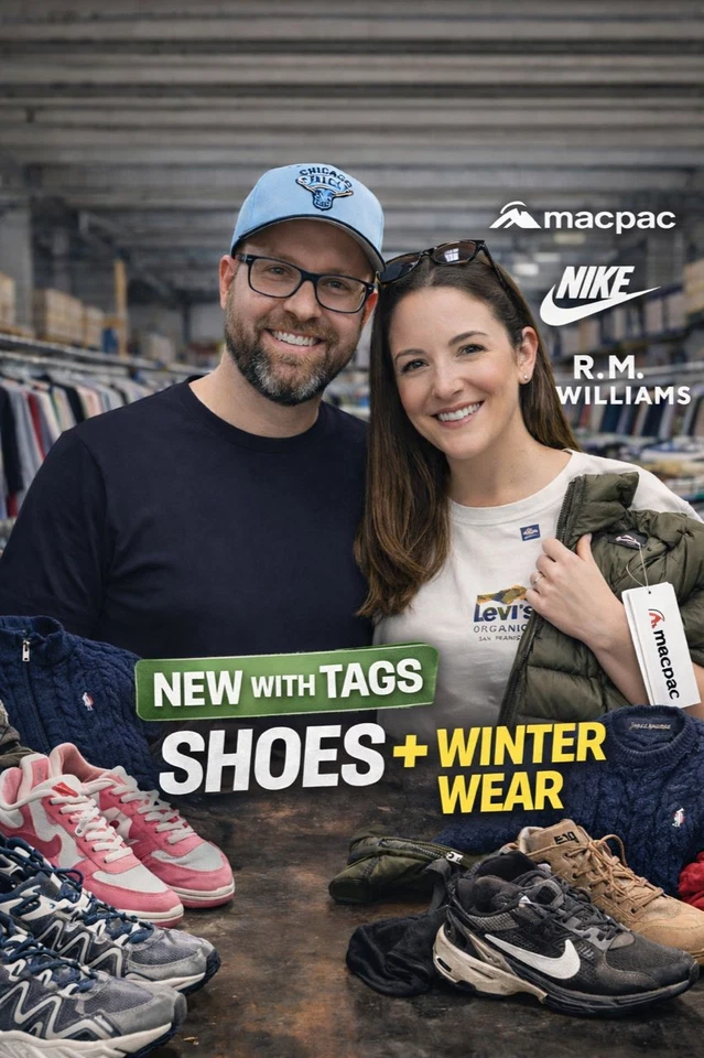 New Winter Wear & Shoes / Nike, Macpac, Polo Ralph Lauren, R.M. Williams