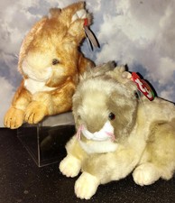 TY Beanie Babies - BUNNIES (Binksy, Minksy ) MWMTs