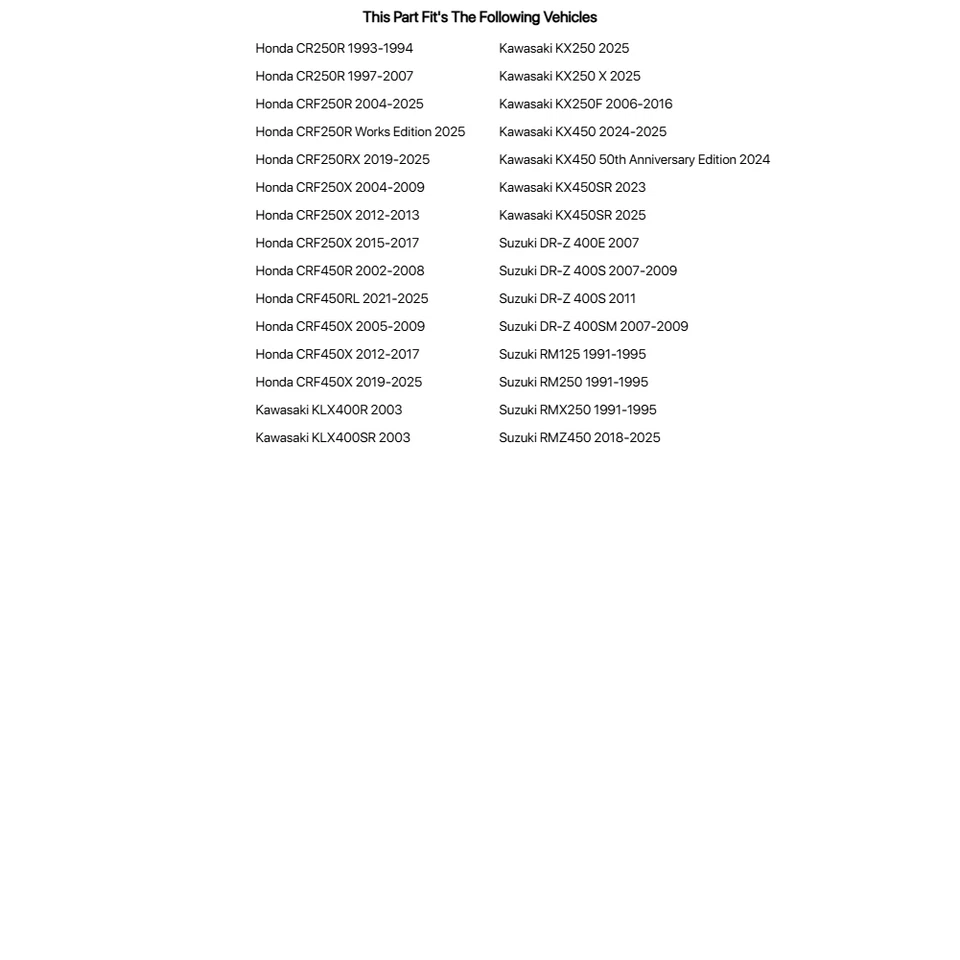 Race Tech Rear Shock Bottom-Out Bumper For HONDA CRF450X - Image 2 of 2