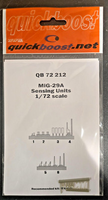 1/72 MiG-29A Resin Sensing Units for Italeri - Quickboost QB 72212
